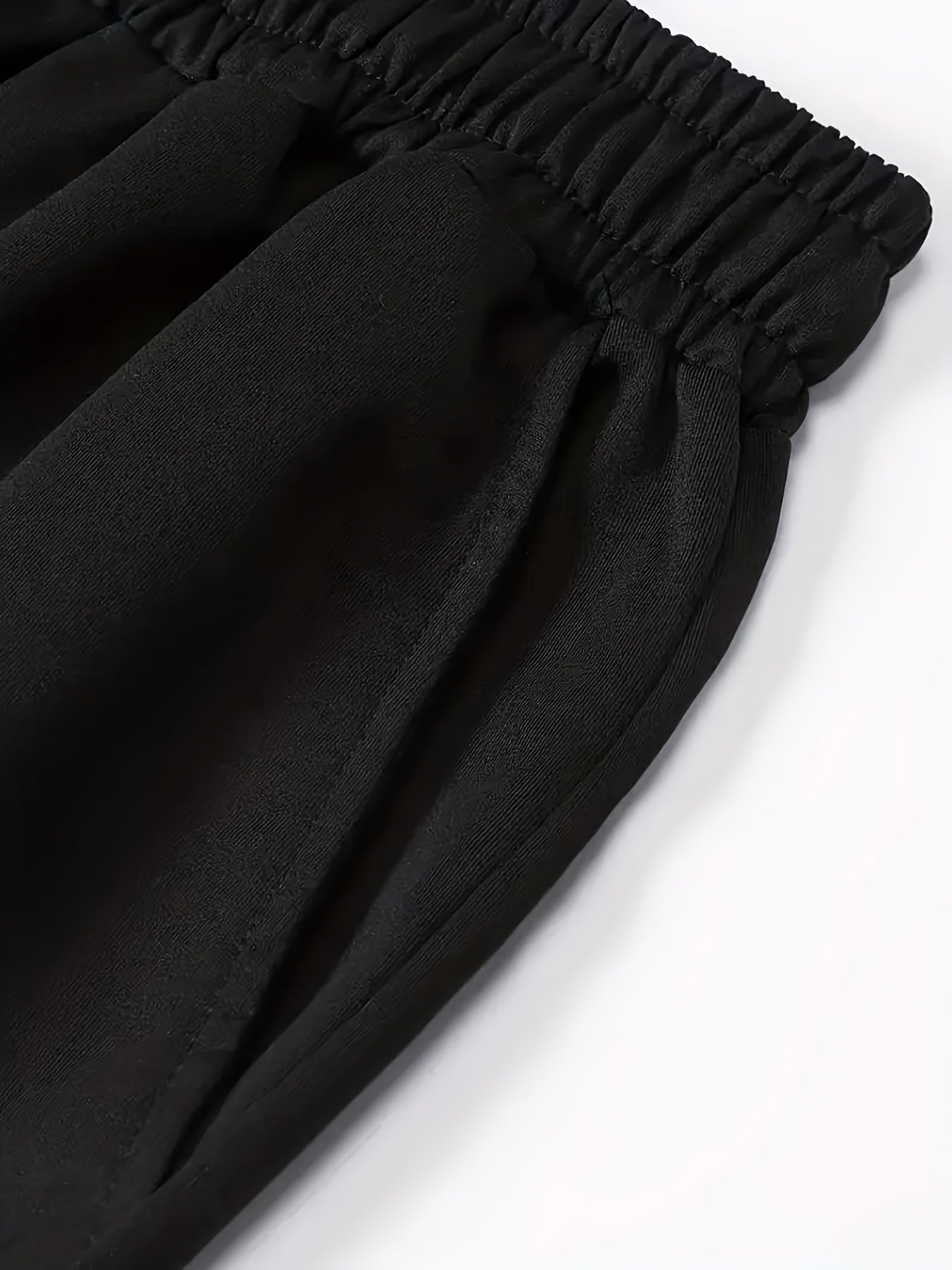 4pcs Set Of Mens Solid Color Regular Fit Cuffed Sweatpants - Soft Slight Stretch Polyester Fabric, Drawstring Waist, Multiple Pockets, Machine Washable - Perfect for Jogging, Outdoors Sports And Casual Wear