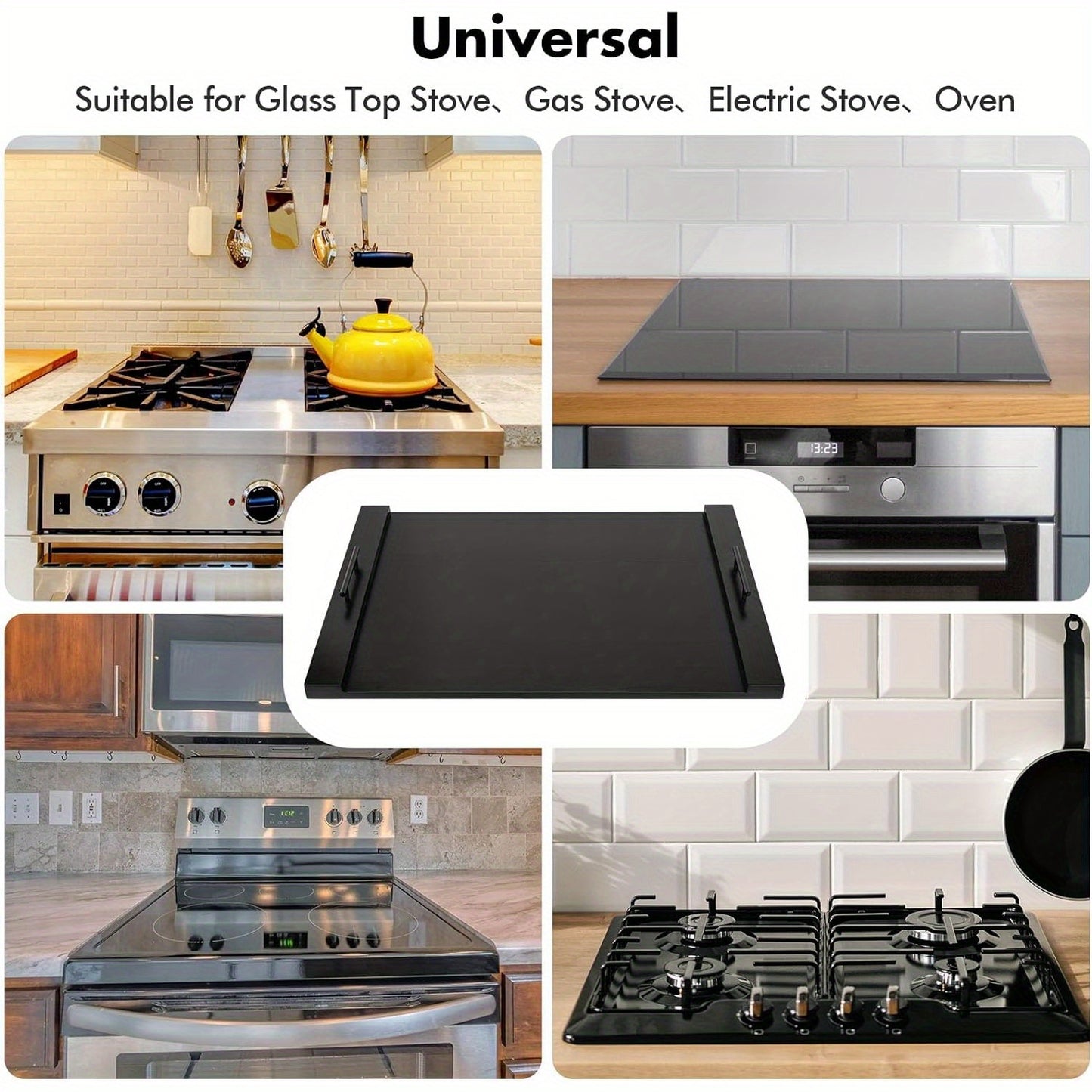 All In One Kitchen Tool Stove Cover Cutting Board Sink Cover Serving Tray Wood Stovetop Protector