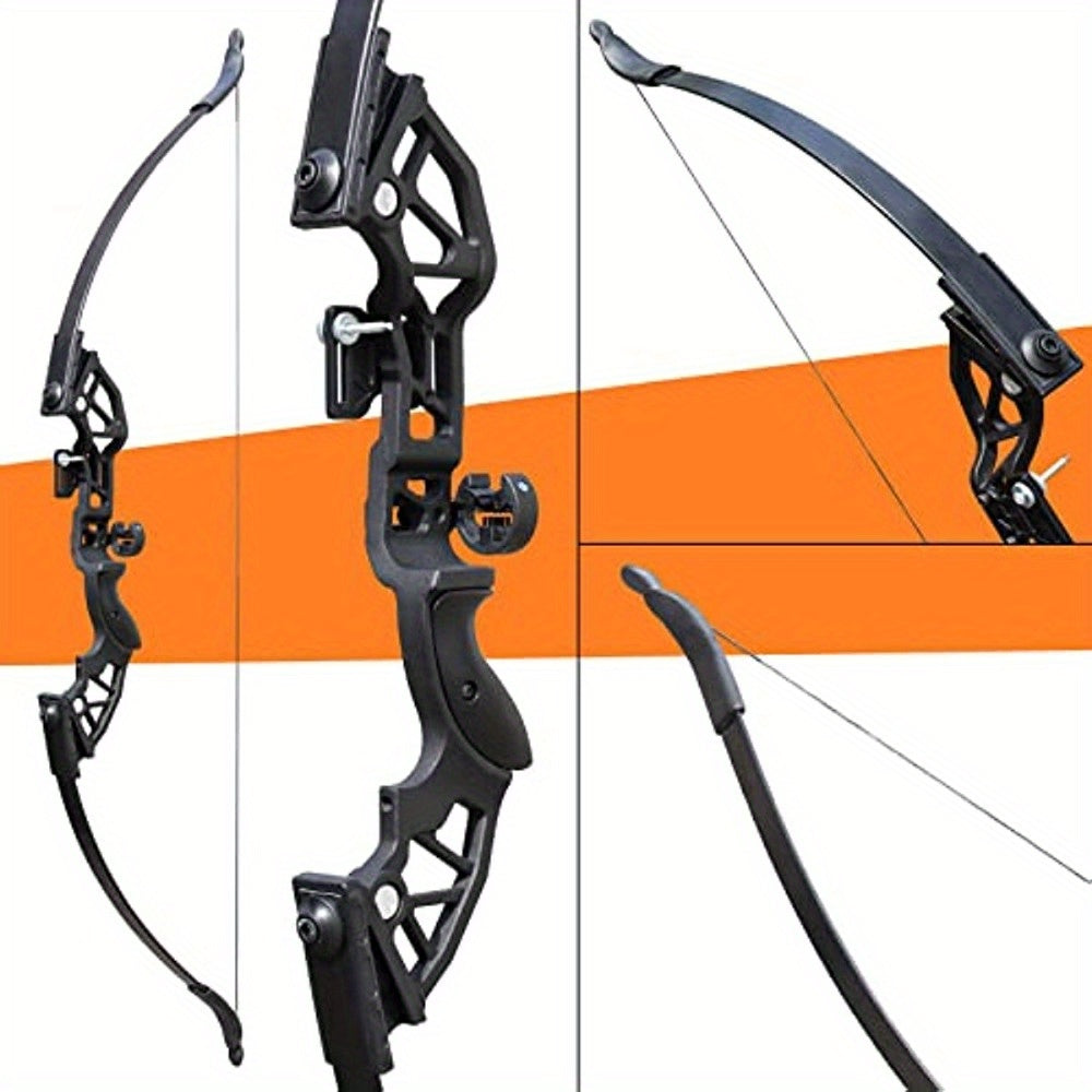 12* Arrows Archery Takedown Recurve Bow Set - Long Bow Kit for Adults, Right Hand, Outdoor Shooting Training, Practice Hunting