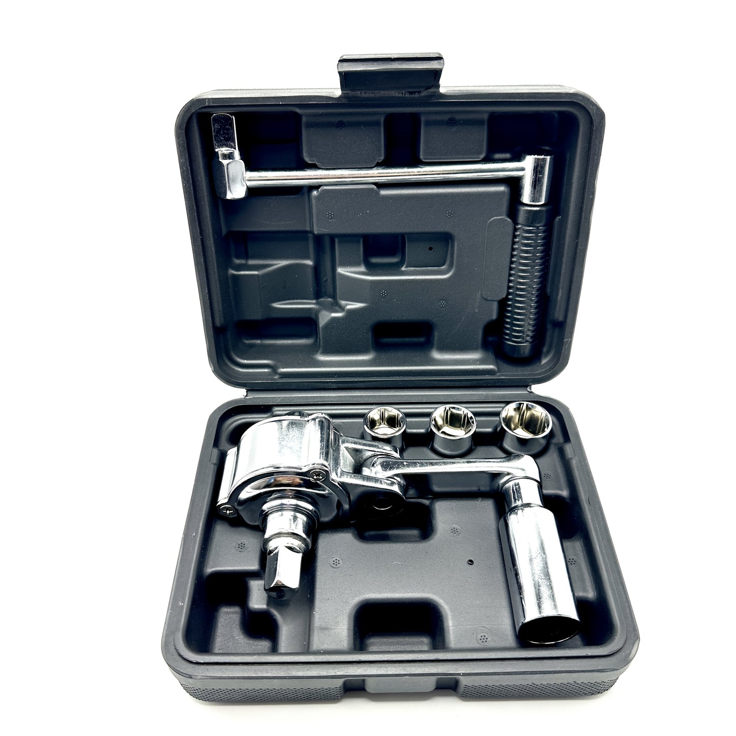 Heavy Duty Torque Wrench and Tire Nut Remover Kit 320NM 1/2 Inch Drive with 17mm 19mm 21mm Sockets Secure Hex Bolt Design for Easy Tire Changing Ideal Garage Tool for Most Vehicles Perfect Father's Day Gift