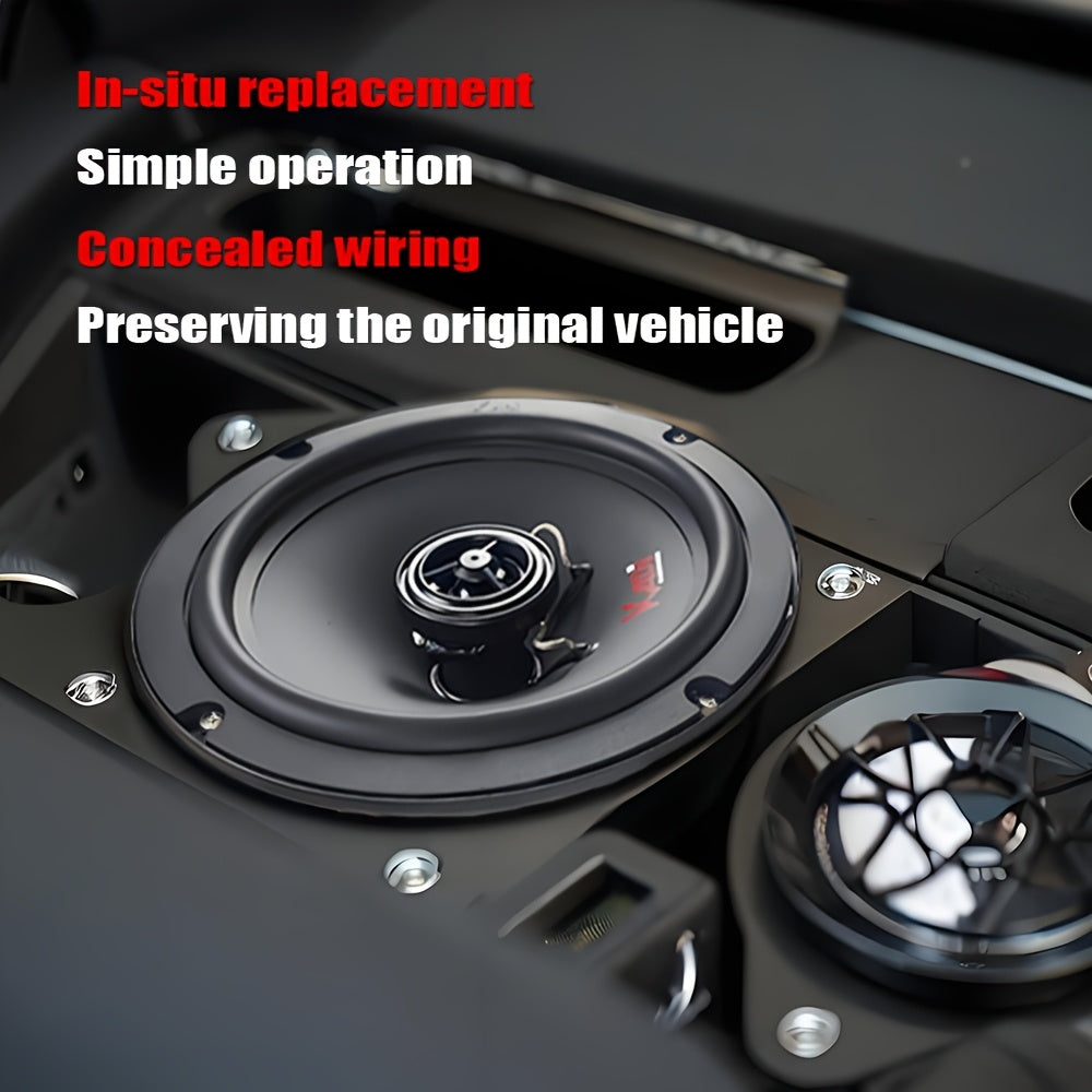 6.5 Inch Car Speakers Coaxial 2 Way 300W Universal Fit All Cars Dome Tweeter High Bass Midrange Easy Installation