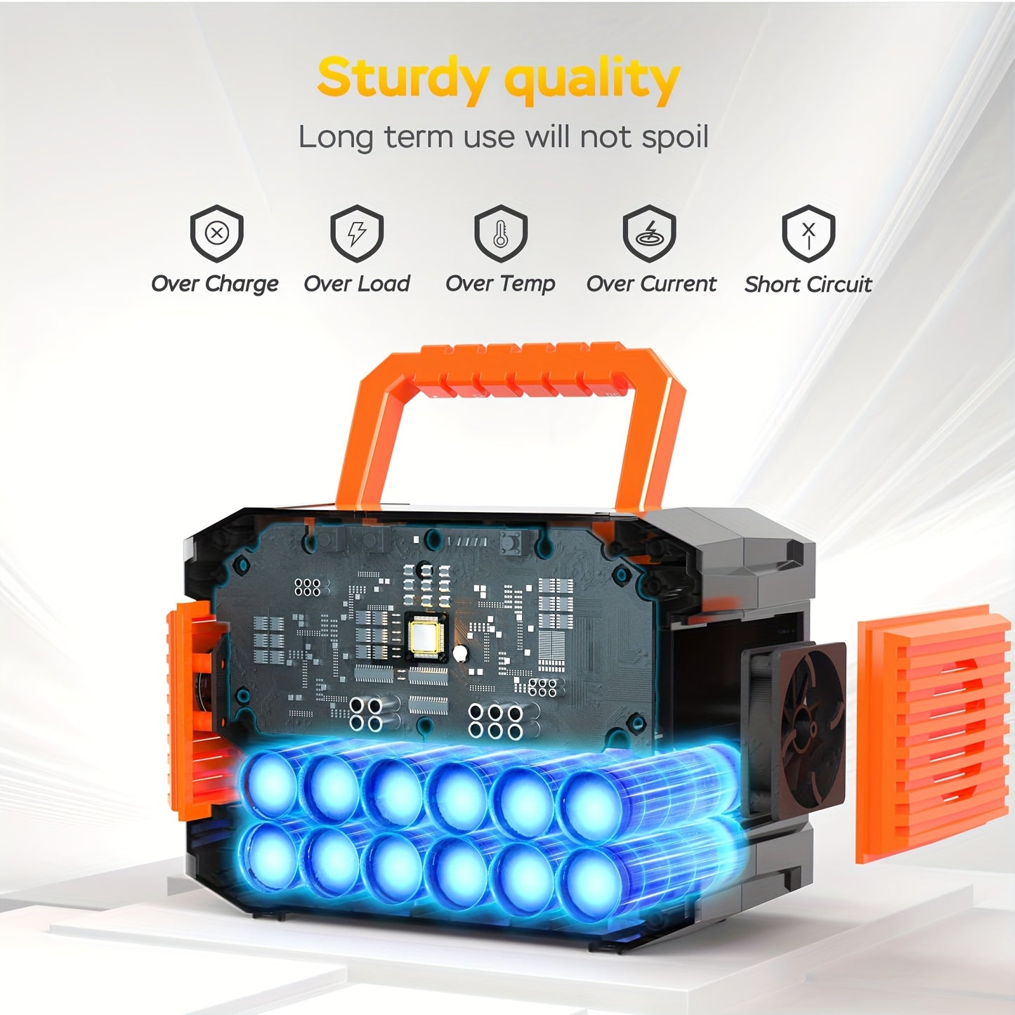 100W 300W Portable Camping Power Station 88.8Wh 111Wh 240Wh With AC USB-C PD USB QC3.0 DC Output LED Emergency Power Light For Outdoor Camping RV Traveling Emergencies