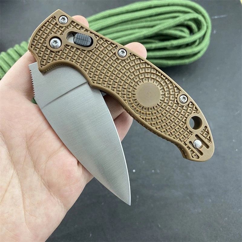 C101 Lock Knife Nylon Fiberglass Handle EDC Multitool Camping Folding Knife Survival Hiking Fishing Utility Tool