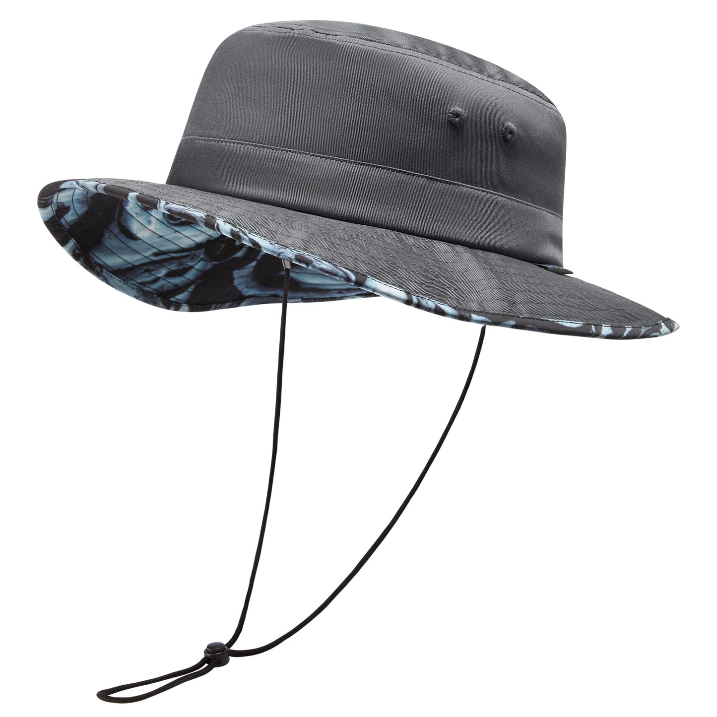 UPF 50 Plus Foldable Sun Hat Patterned Under Brim Bucket Hat for Summer Hiking Fishing Beach Safari for Men and Women
