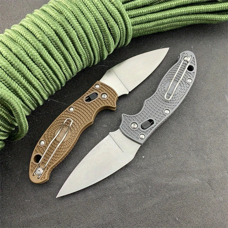 C101 Lock Knife Nylon Fiberglass Handle EDC Multitool Camping Folding Knife Survival Hiking Fishing Utility Tool