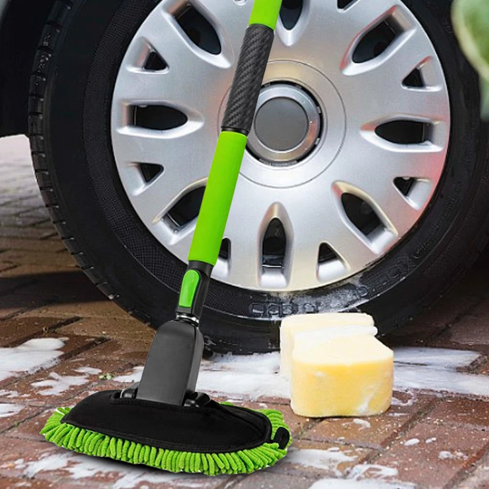 Car Washing Mop Long Handle Replacement Head
