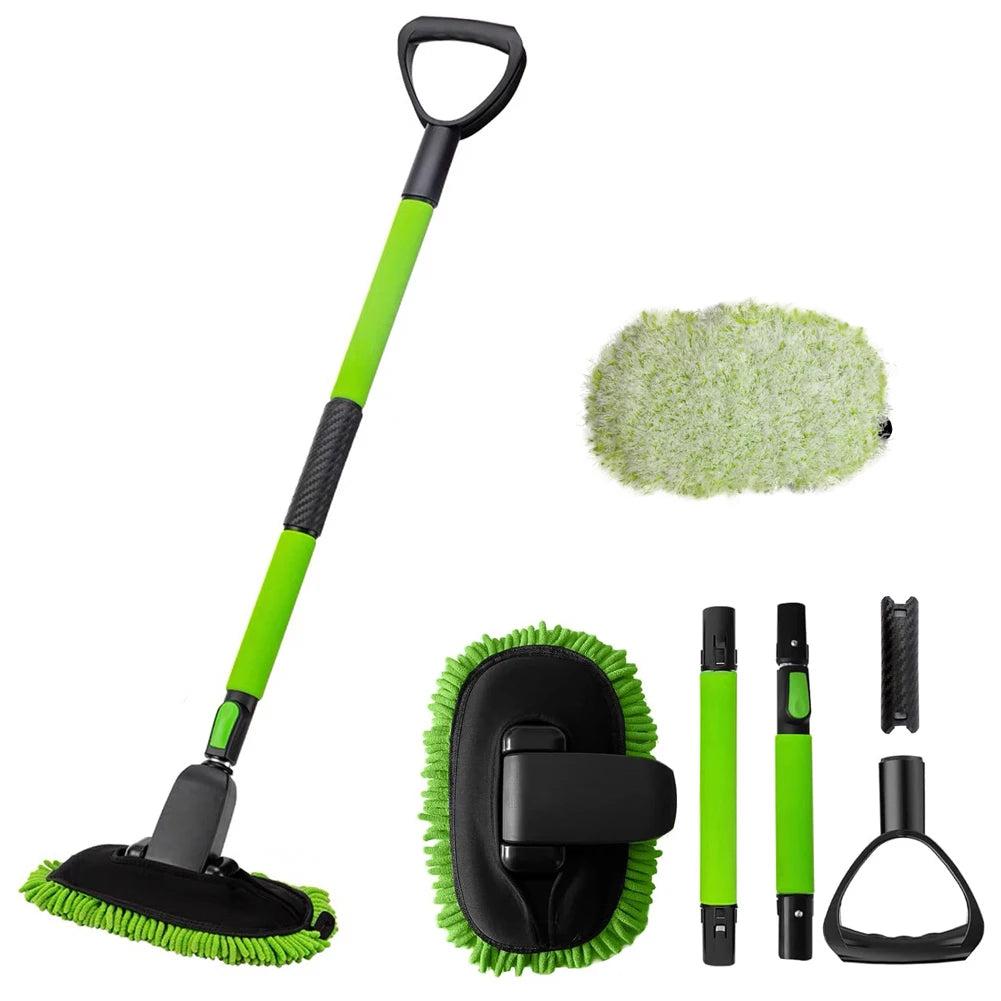 Car Washing Mop Long Handle Replacement Head