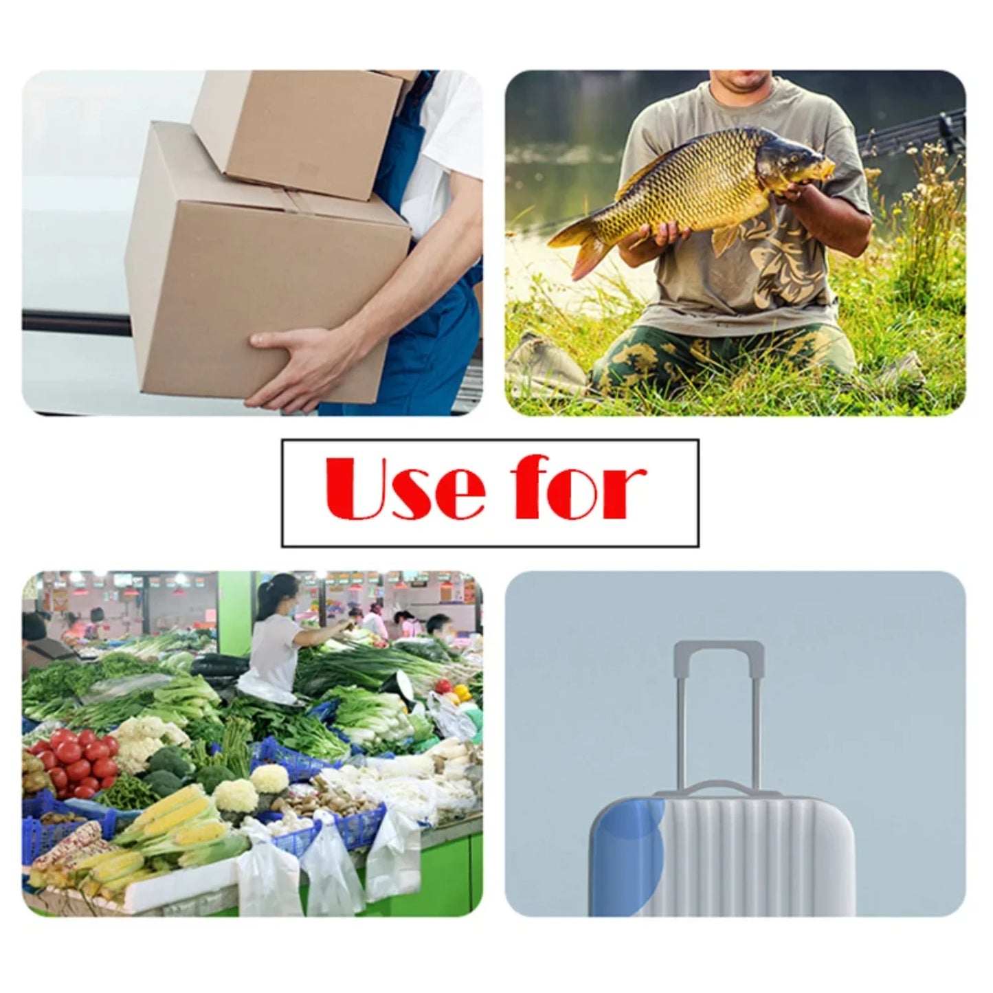 Portable 40Kg 10g Digital Hanging Scale Electronic Fishing Travel Pocket Scale Luggage Weight Tool