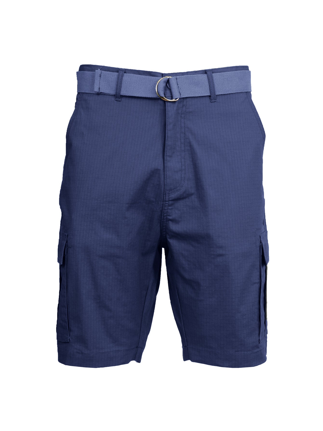 3 Pack Men's Cotton Stretch Ripstop Cargo Shorts With Belt