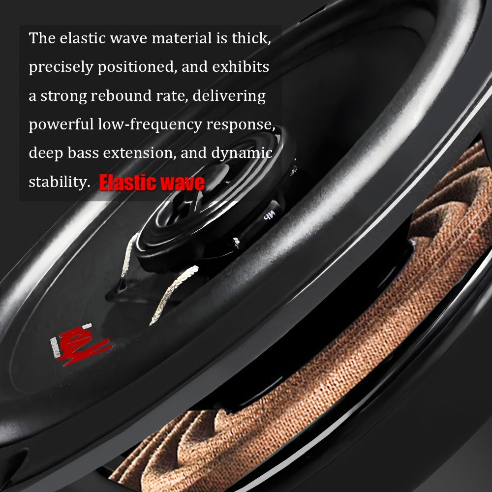 6.5 Inch Car Speakers Coaxial 2 Way 300W Universal Fit All Cars Dome Tweeter High Bass Midrange Easy Installation