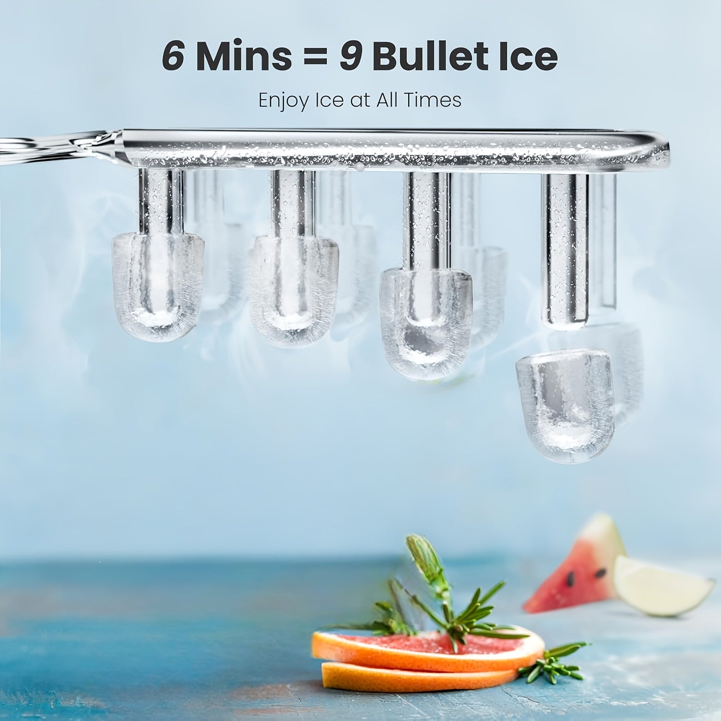 [33/35lb Golden Nugget Ice Maker] 33/35 Pound Golden Nugget Ice Machine And 26 Pound Bullet Ice Machine, Portable Automatic Cleaning Chewing Ice Maker, One Click Operation For Home/kitchen/camping Ice Maker Machine With Baske