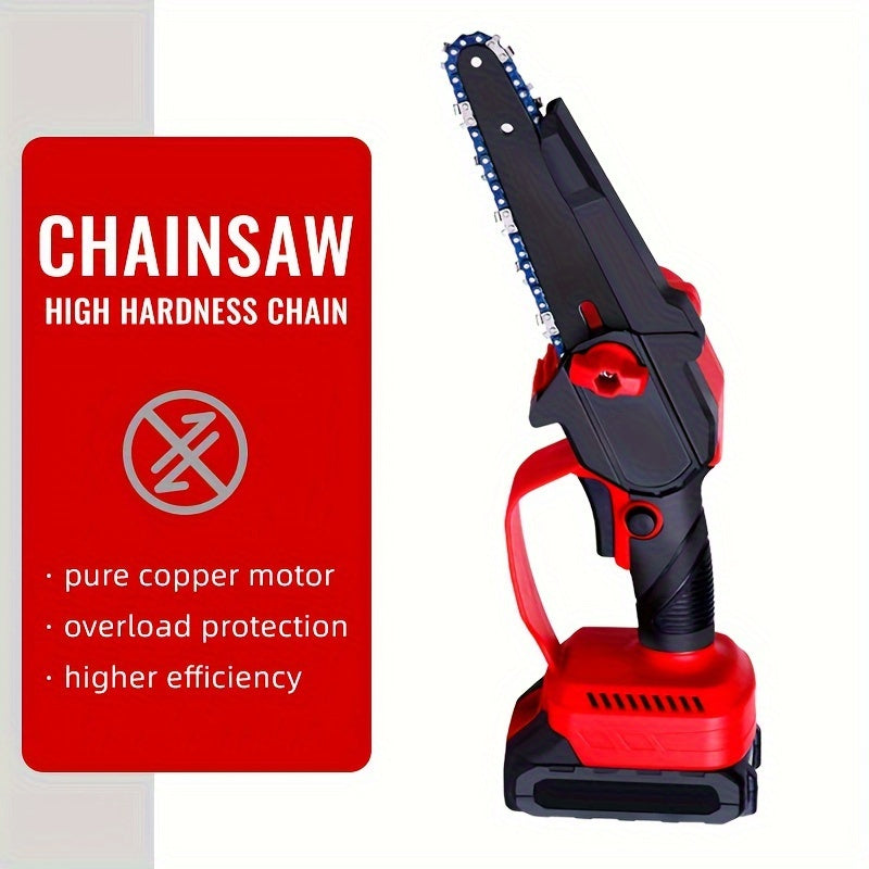 High Power Motor Rechargeable 1 Set Detachable Telescopic Pole Chain Saw for Tree Pruning