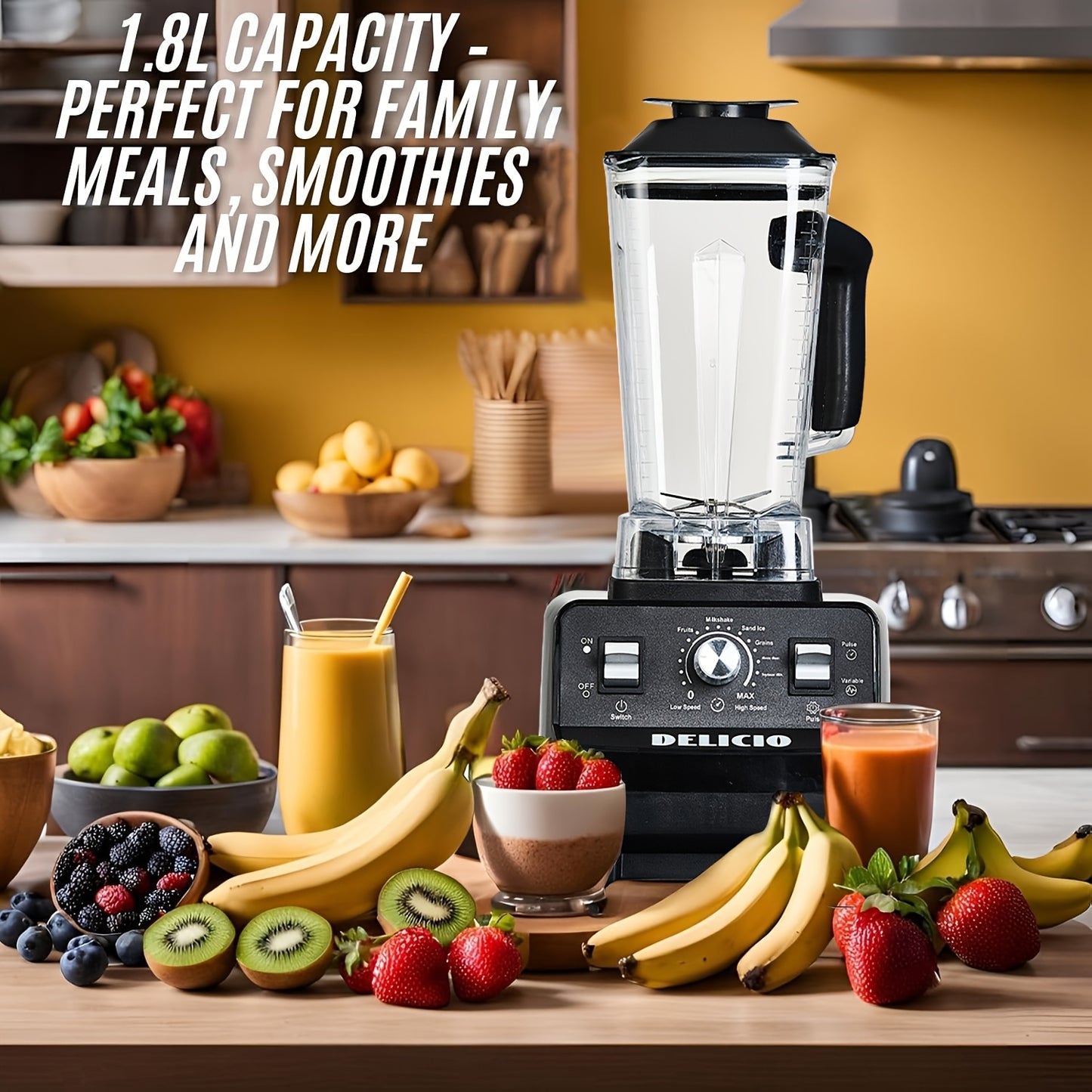 Juicers 7in 1 Blender And Food Processor Combo for Kitchen, Small Electric Food Chopper for Meat And Vegetable, 330W High Speed Blenders with 2 Speeds And Pulse for Smoothies And Shakes