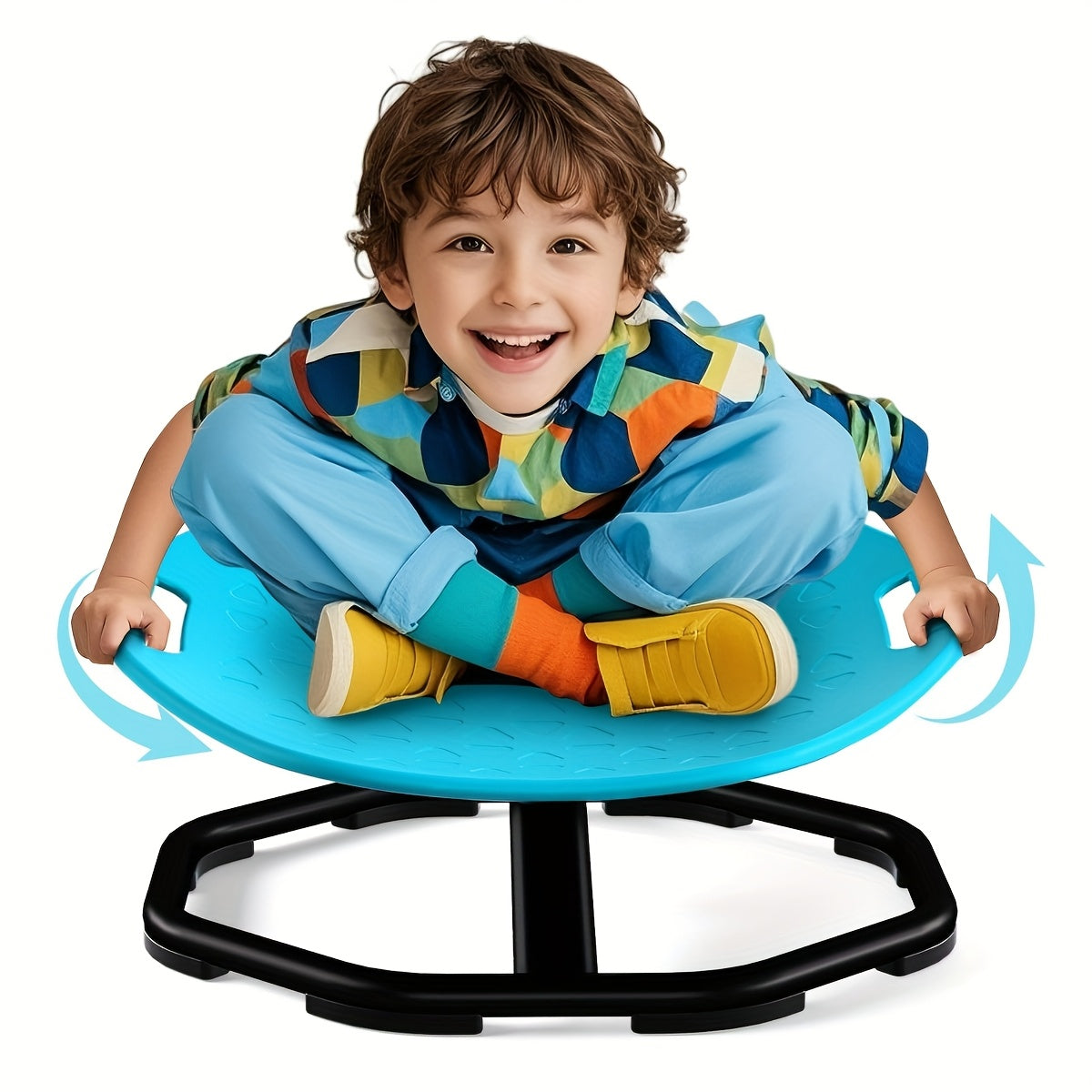 Youngsters' Sensory Spinning Chair, Durable Plastic & Metal Construction for Autism & ADHD - Enhances Coordination & Focus