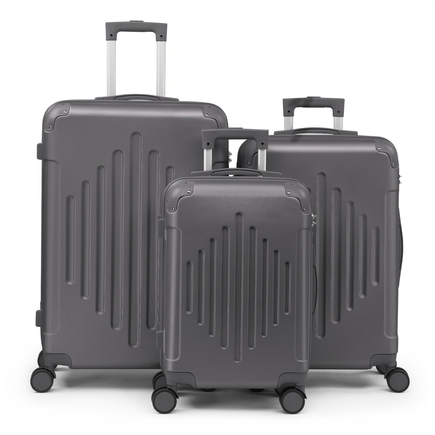 [Durable Hard Shell] 3pcs Luggage | 20/24/28-Inch | Durable Hard Shell | 360 Spinner Wheels, TSA Lock, Multifunctional | Travel Suitcase | Lightweight