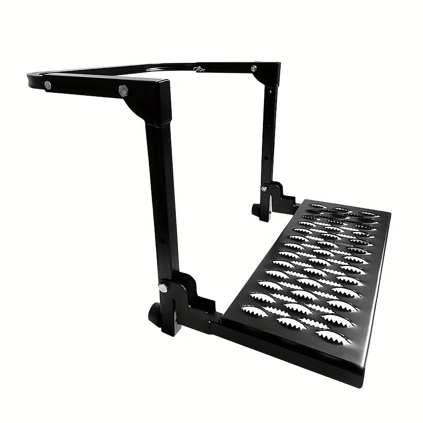 Kairay Folding Tire Step Portable Wheel Step Adjustable Height and Width Non Slip for Truck SUV Pickup Maximum 350 Pounds Suitable for Maximum Tire Width of 14 Inches Truck Accessories for Men Pickup Accessories
