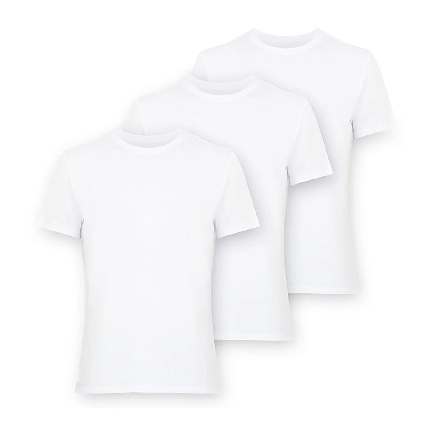 T-Shirts for Men Rayon Made from Bamboo Crewneck Undershirt Tees