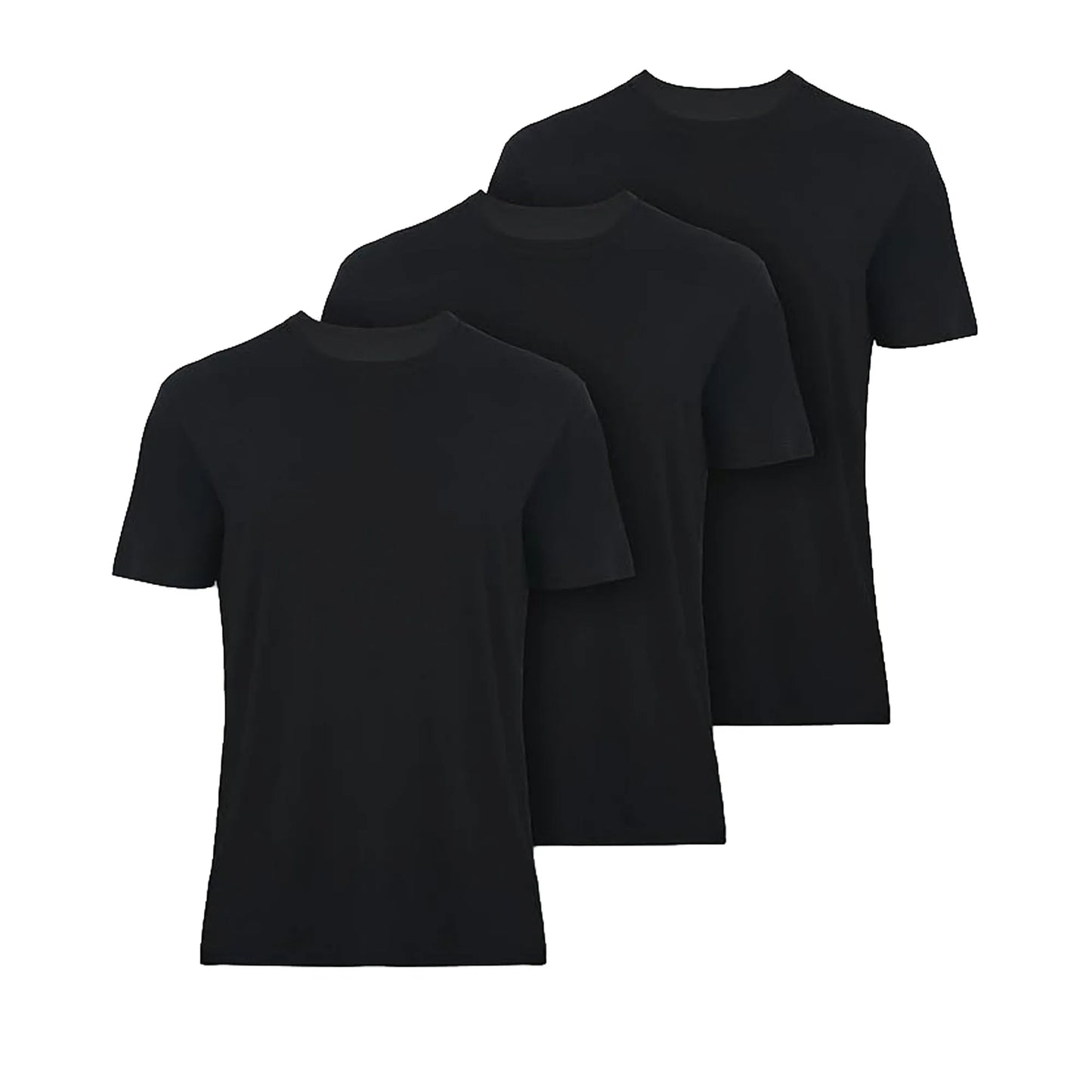 T-Shirts for Men Rayon Made from Bamboo Crewneck Undershirt Tees