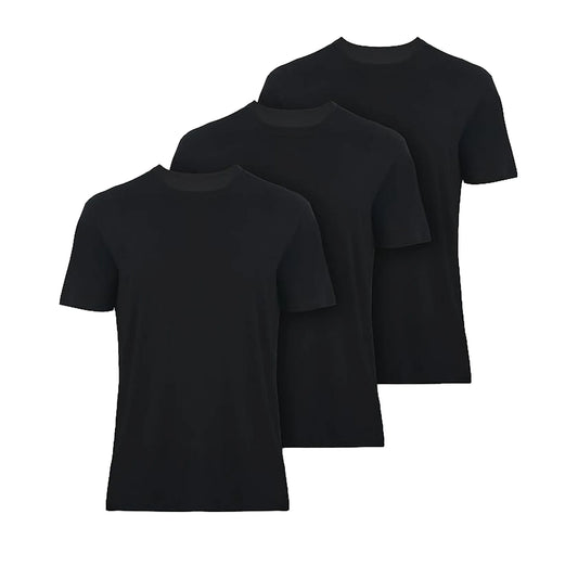 T-Shirts for Men Rayon Made from Bamboo Crewneck Undershirt Tees