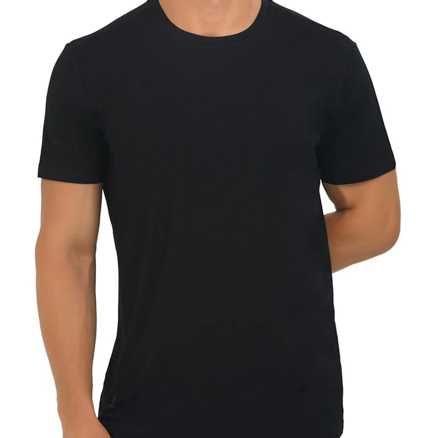 T-Shirts for Men Rayon Made from Bamboo Crewneck Undershirt Tees