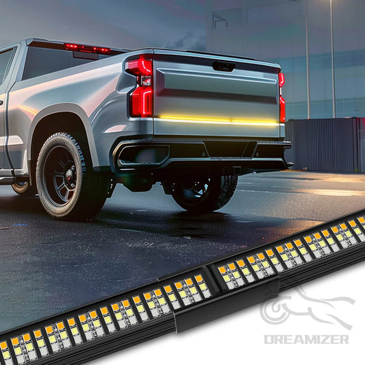 Universal 4 Row 60 Inch Pickup Truck Rear Tailgate Light Bar