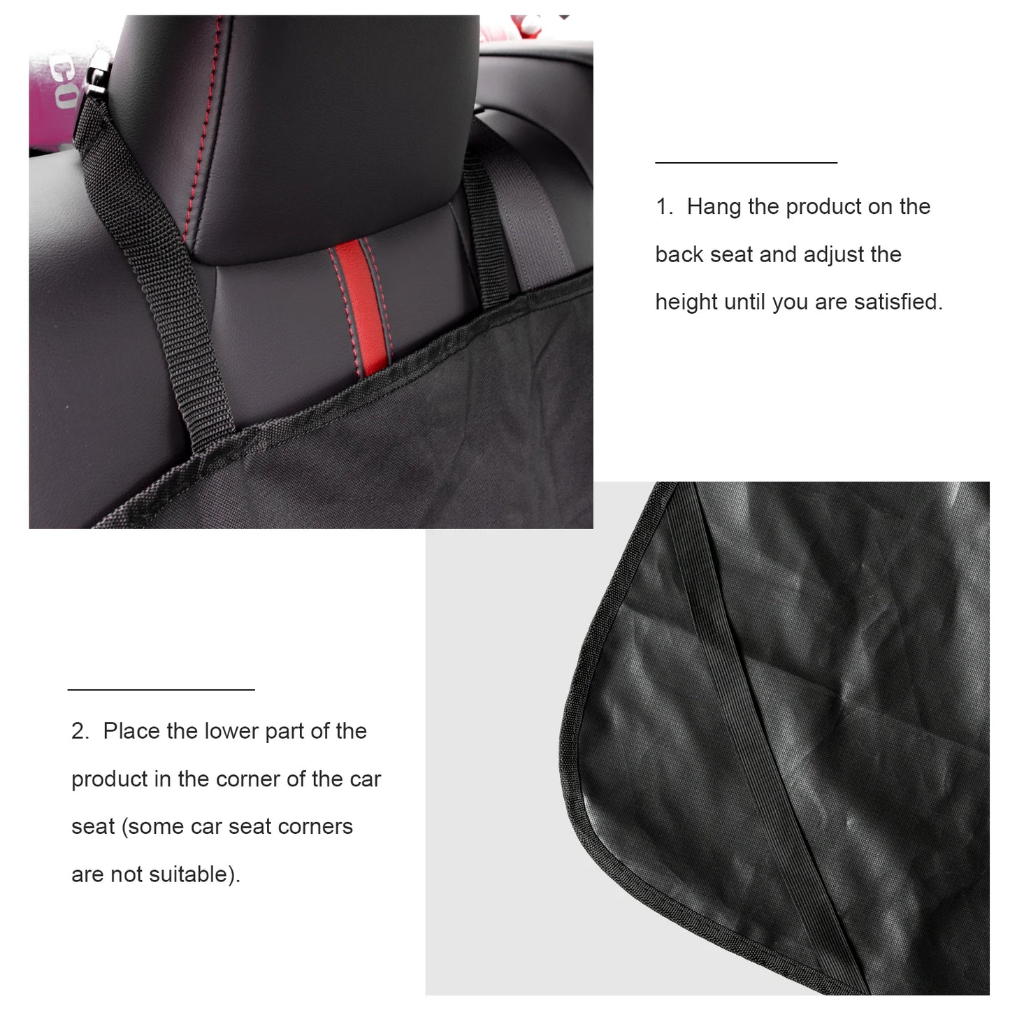 Dog Back Seat Cover Waterproof