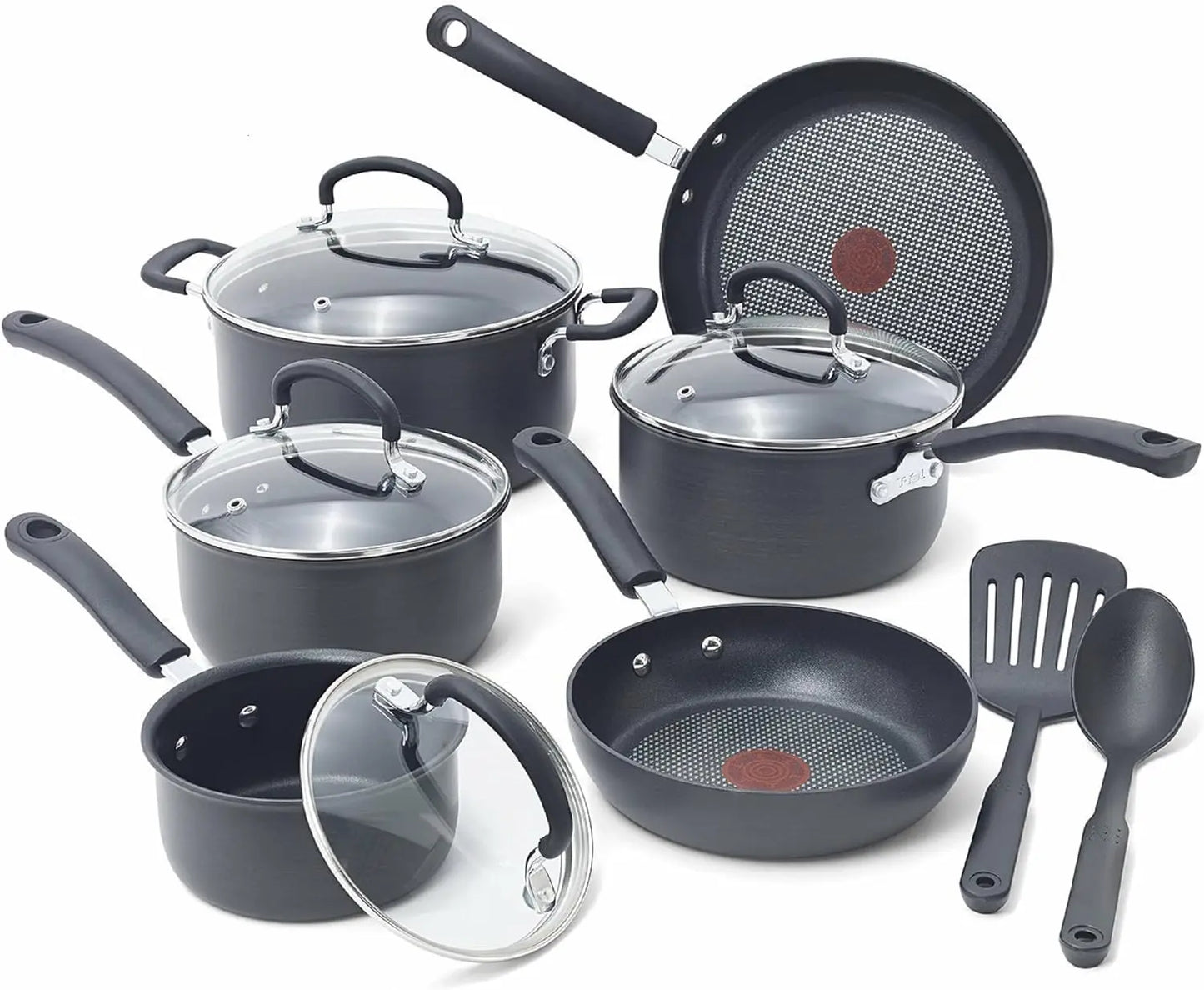 Ultimate Hard Anodized Nonstick Cookware Set 17Piece