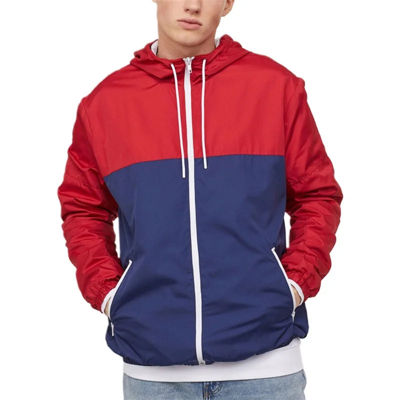 Men's Winter Camouflage Parka Jacket with Faux Fur Hood