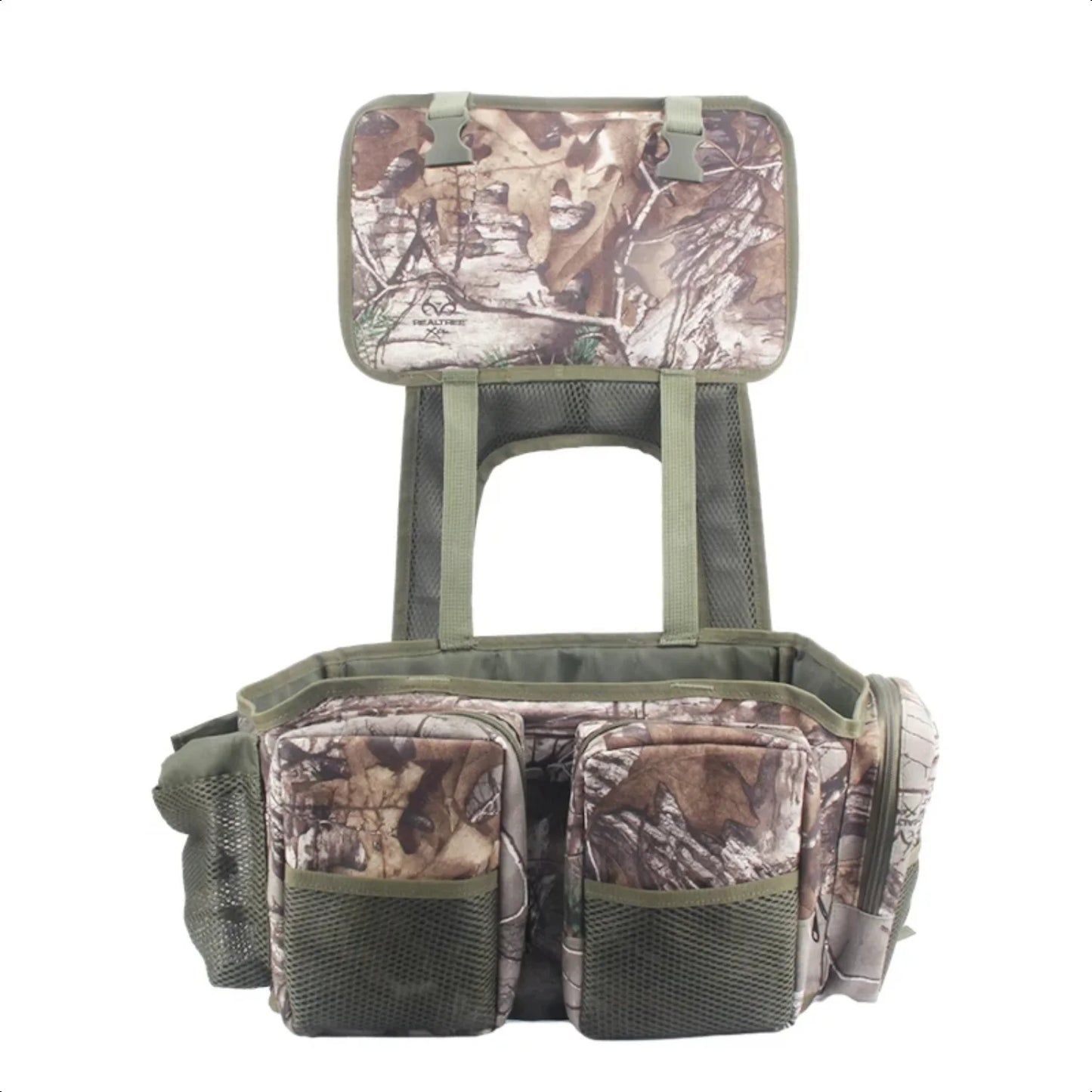 Nylon Fishing Backpack Multifunctional Tackle Case with Lure Storage and Multiple Pockets