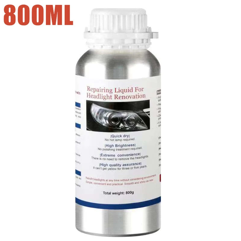 Car Headlight Restoration Repair Kit