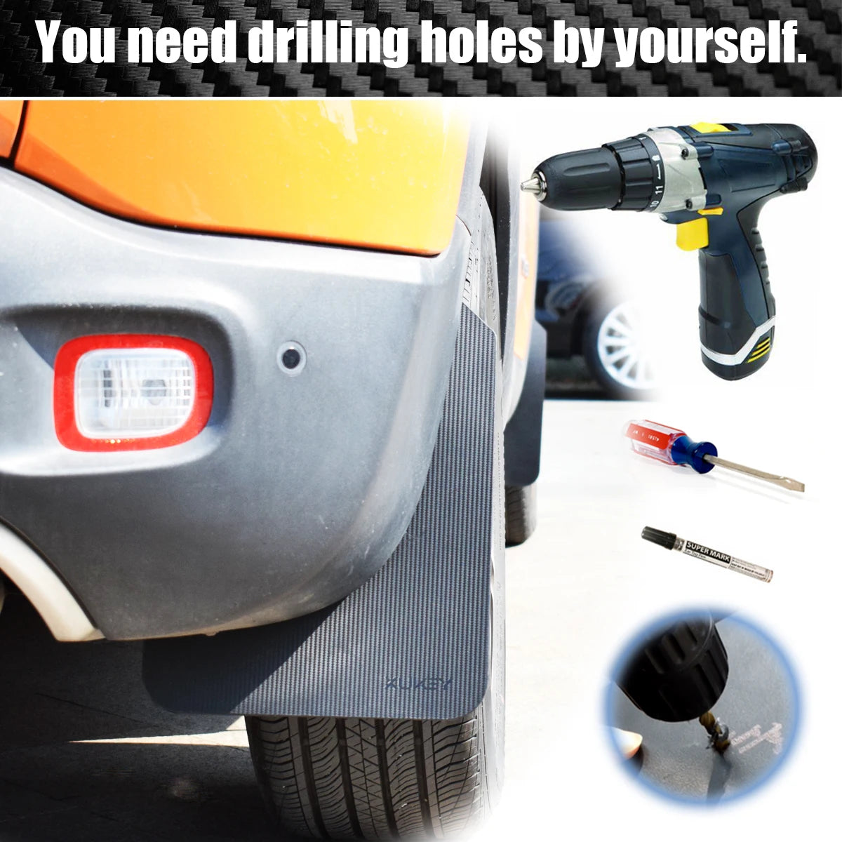 Universal Mud Flaps  For most cars light trucks and SUV's