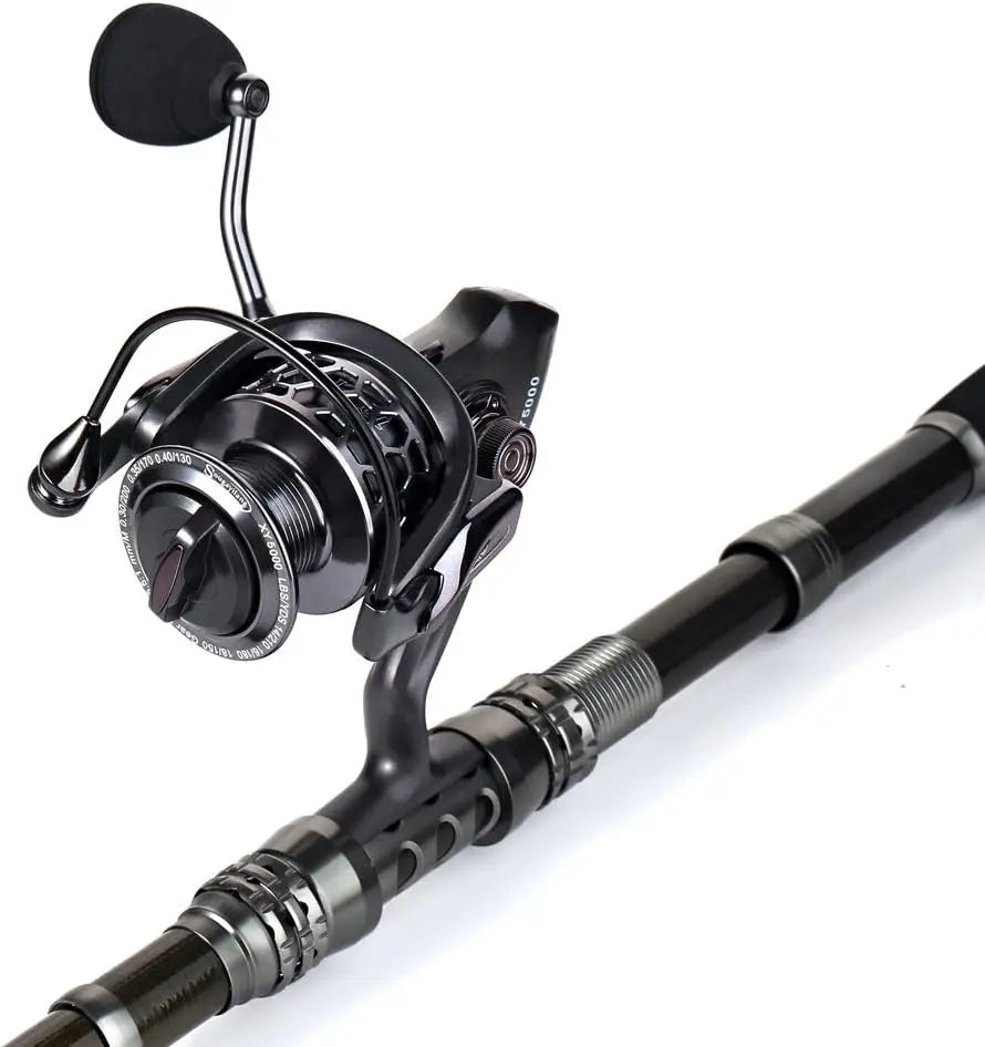 Fishing Rod Reel Combo Telescopic Fishing Pole Spinning Reel Carrier Bag Travel Saltwater Freshwater Fishing