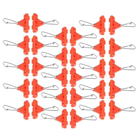 30 Piece Fishing Zipper Sliders and Booms Sea Fishing Rigs Rolling Rings and Tackle Accessories