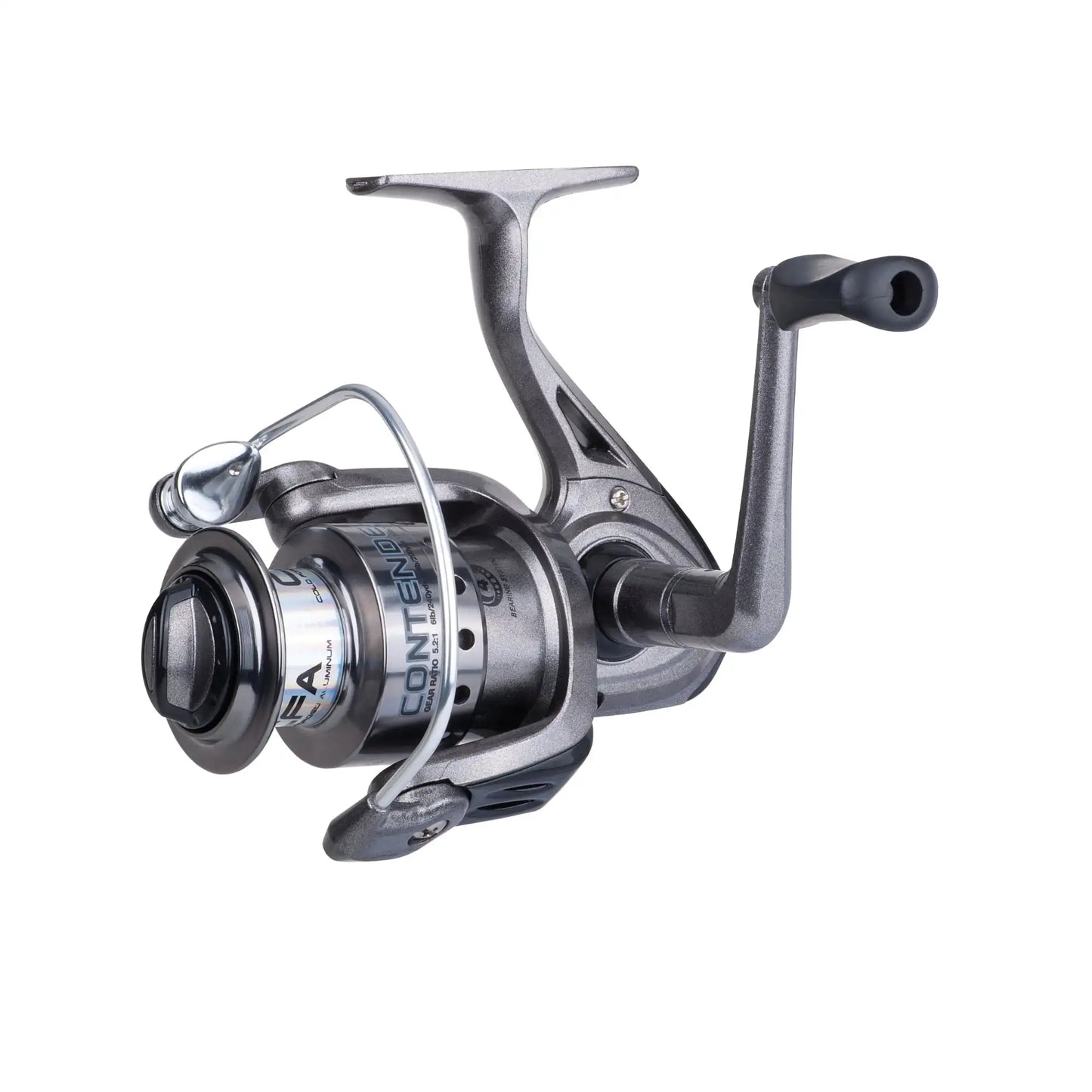 Shakespeare Contender Spinning Fishing Reel with 3 Ball Bearings and Lightweight Graphite Composite