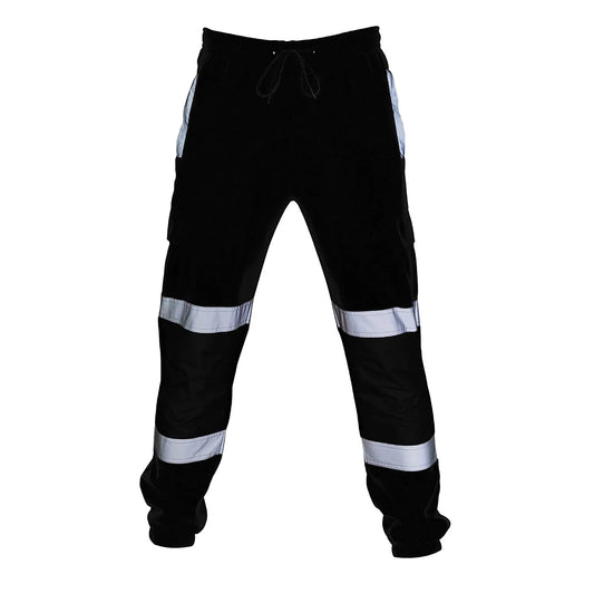Reflective Stripes Strips Pants Men Work Trousers Hi Vis