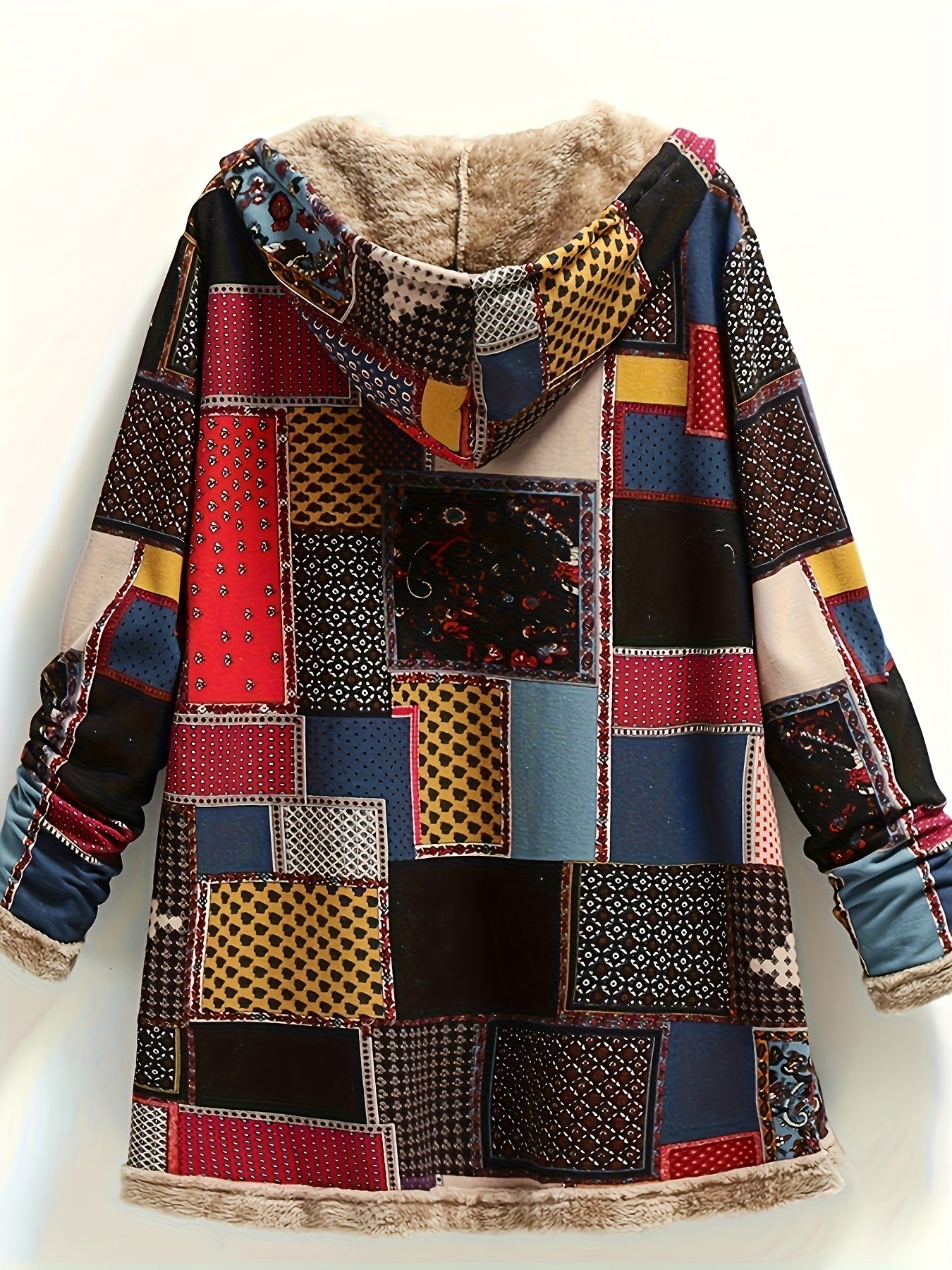 Women'S Plus Size Hooded Jacket With Pockets