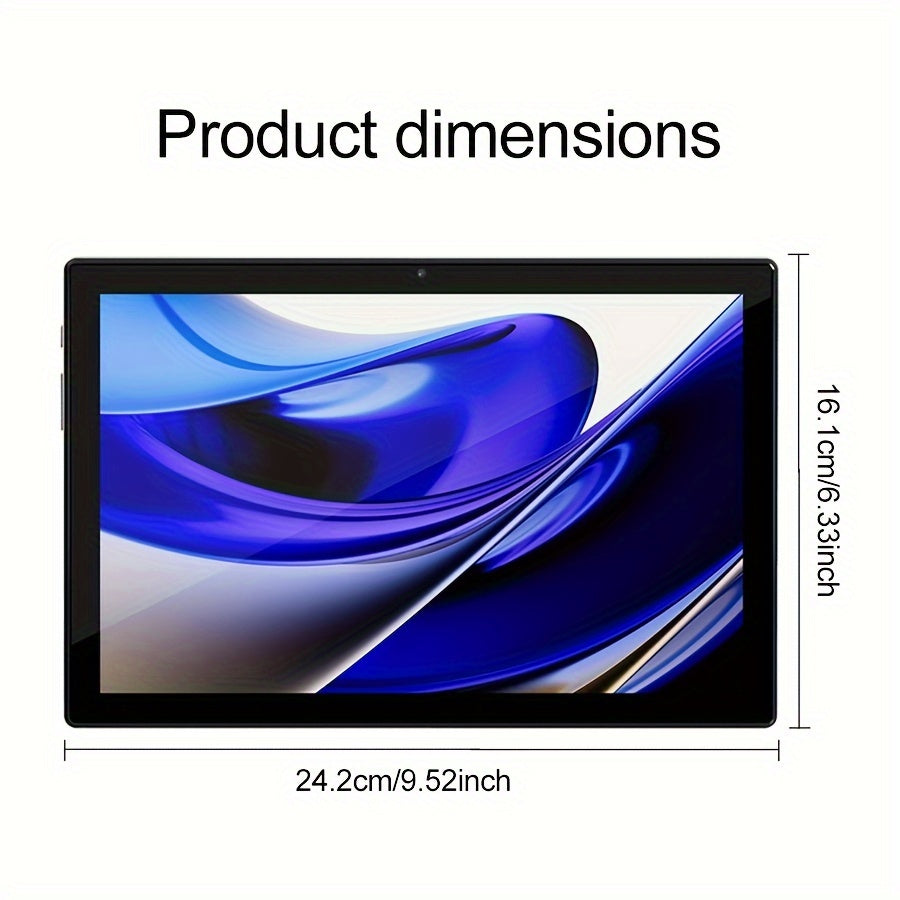 Tablet 10.1 Inch Android 14 OS Tablet, 2in 1 Tablets with Keyboard, Mouse, Case, Stylus Without Electricity, 128GB ROM 12GB (4GB+8GB) RAM, Dual Camera, Eight Core Processor, 1280 * 800 IPS High-definition Display Screen, GMS
