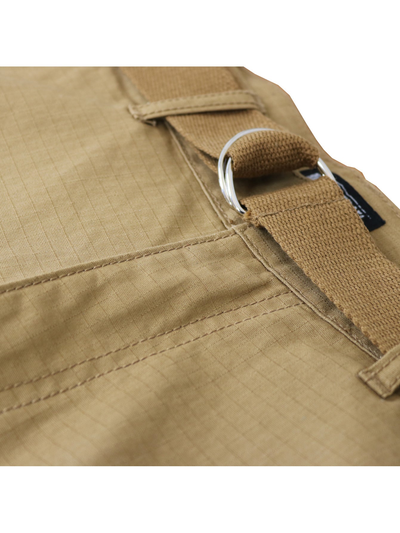 3 Pack Men's Cotton Stretch Ripstop Cargo Shorts With Belt