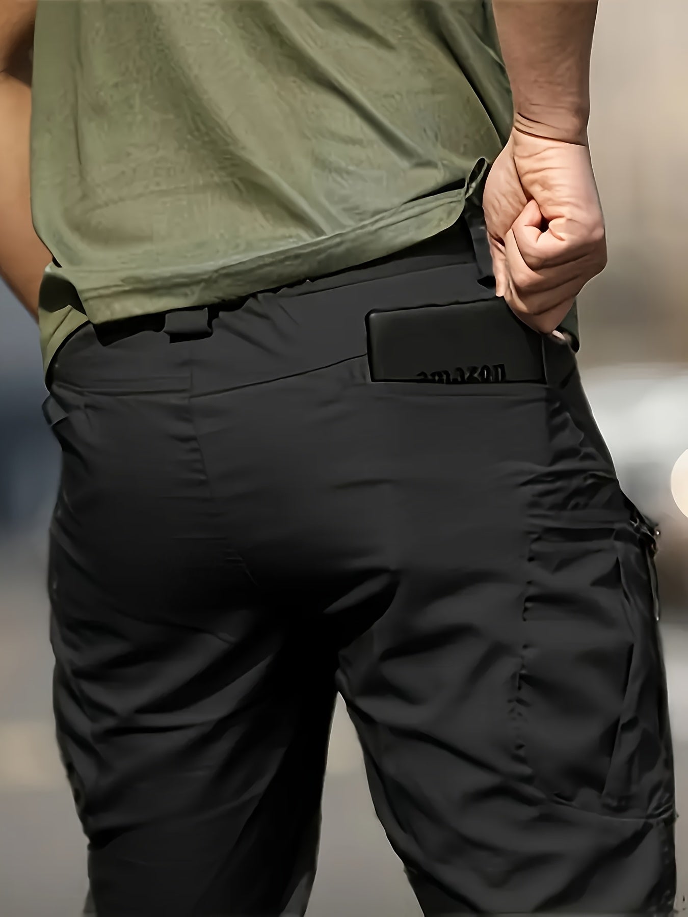 4 Pairs Men's High Performance Tactical Cargo Pants Durable Tear Resistant Fabric Multi Pocket Design All Season Regular Fit for Outdoor Hiking Camping Training and Construction Work